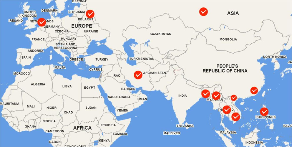 Regions We Cover Regions We Cover